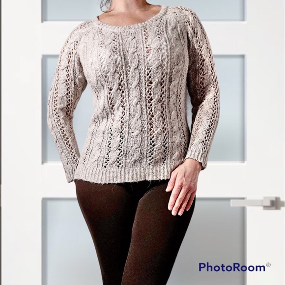 Pink Rose Loose Knit Sweater Small - Picture 6 of 14